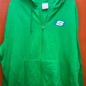 Skechers Vibrant Green Zip-Up Jacket